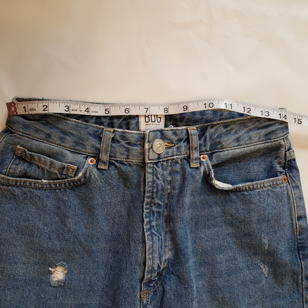 BDG Urban Outfitters Jeans Mom High-rise Medium Wash Distressed Womens 28 - Picture 9 of 9